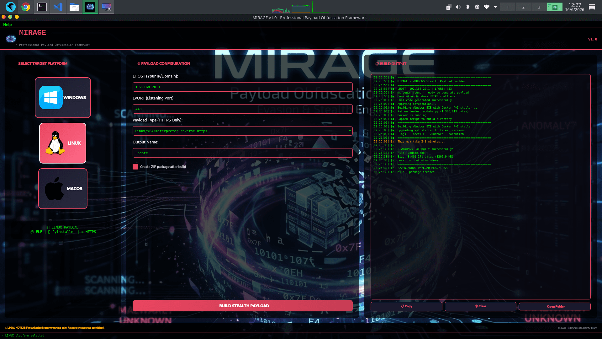 MIRAGE GUI Preview 4