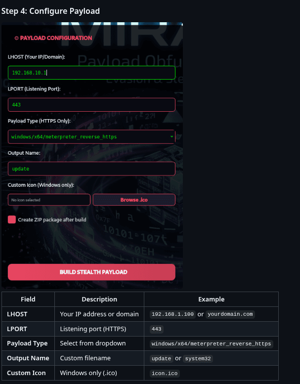 MIRAGE GUI Preview 2